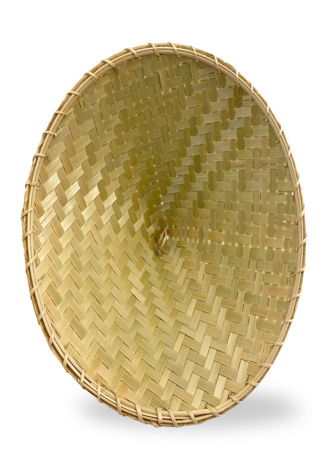 PANWA Traditional Sticky Rice Cooking Steamer Basket Wicker Lid Handcrafted “Universal Fit for all Large” Wing and Round Baskets - Image 2